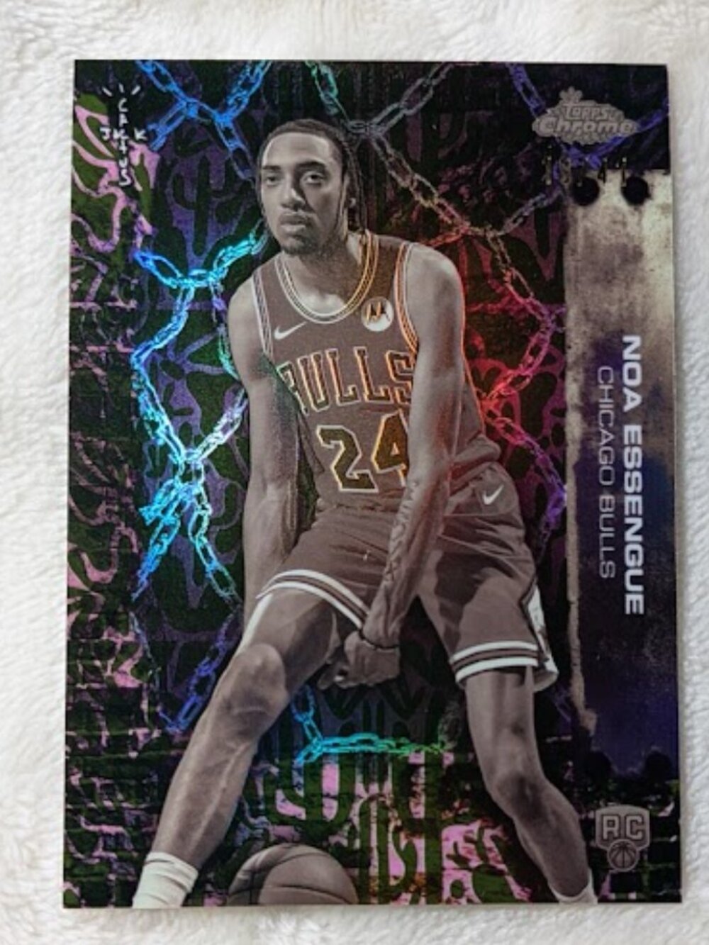 2026 Topps Cactus Pink Refractor NOA ESSENGUE #72